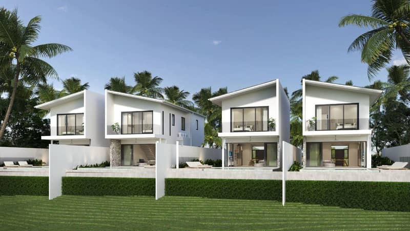 New complex of villas with swimming pools 5 minutes away from Bangrak Beach and an international school, Samui, Thailand — photo 14