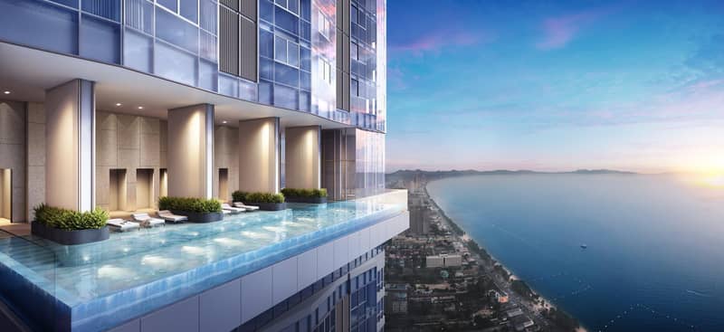 Elite high-rise complex with first-class infrastructure near the beach in Jomtien, Thailand — photo 3
