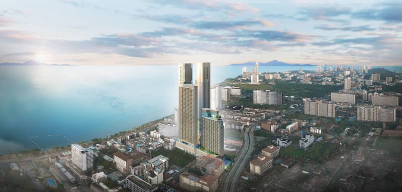 Elite high-rise complex with first-class infrastructure near the beach in Jomtien, Thailand — photo 3