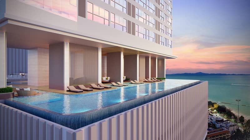 Elite high-rise complex with first-class infrastructure near the beach in Jomtien, Thailand — photo 4