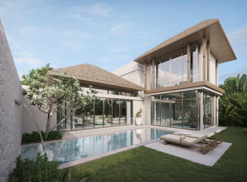 First class residential complex of villas with swimming pools and excellent infrastructure in Choeng Thale, Phuket, Thailand — photo 3