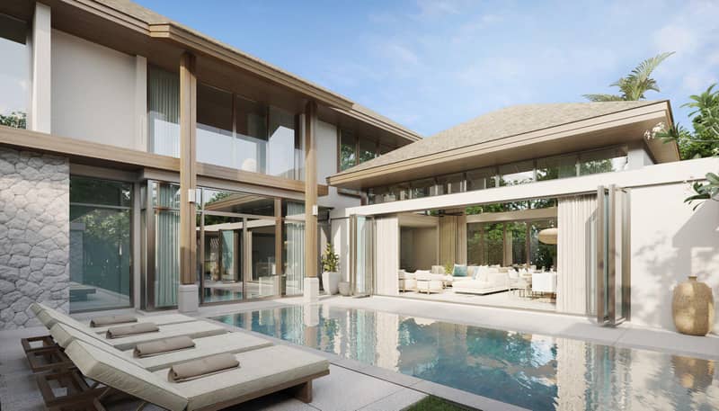 First class residential complex of villas with swimming pools and excellent infrastructure in Choeng Thale, Phuket, Thailand — photo 9