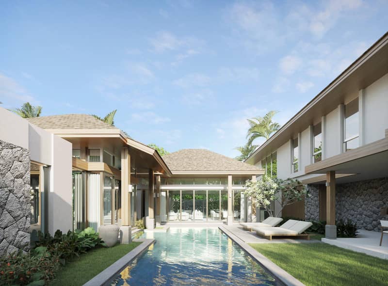 First class residential complex of villas with swimming pools and excellent infrastructure in Choeng Thale, Phuket, Thailand — photo 13
