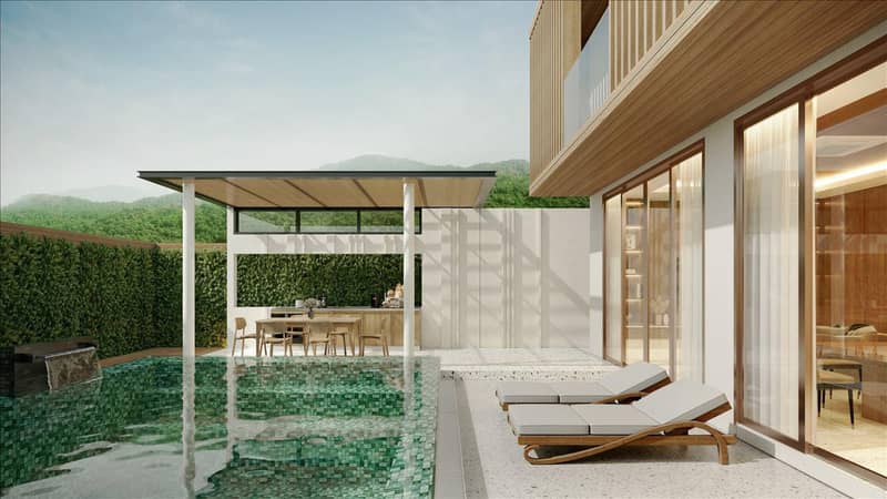 New complex of villas with swimming pools and gardens close to the main attractions of Phuket, Thailand — photo 17