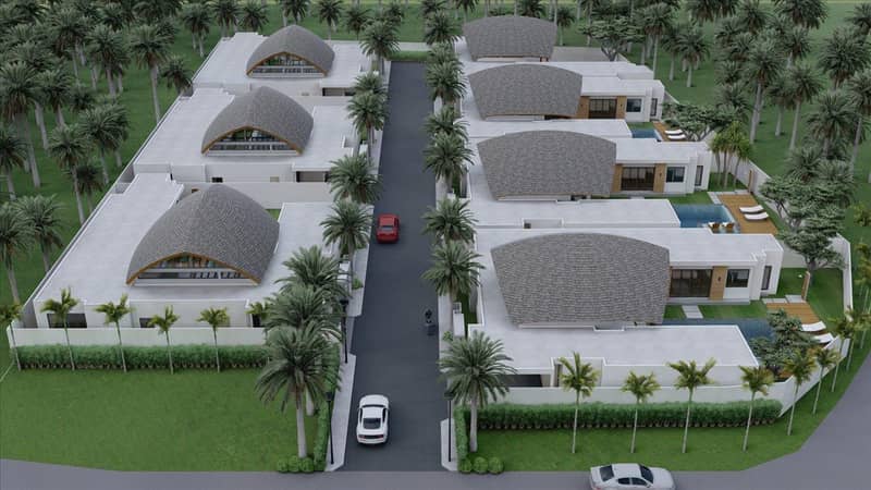 New complex of villas with swimming pools and gardens, Phuket, Thailand — photo 8