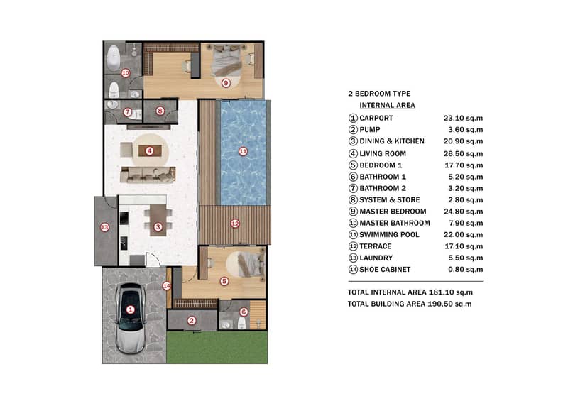 New residential complex of mini villas with swimming pools in Si Sunthon, Phuket, Thailand — photo 10
