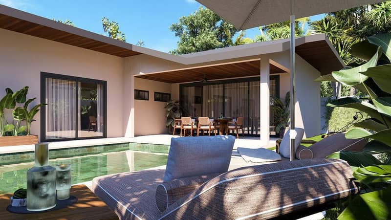 New residential complex of furnished villas with pools in Maret, Samui, Thailand — photo 2