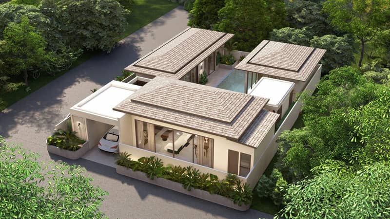 New residential complex of furnished villas with pools in Maret, Samui, Thailand — photo 12