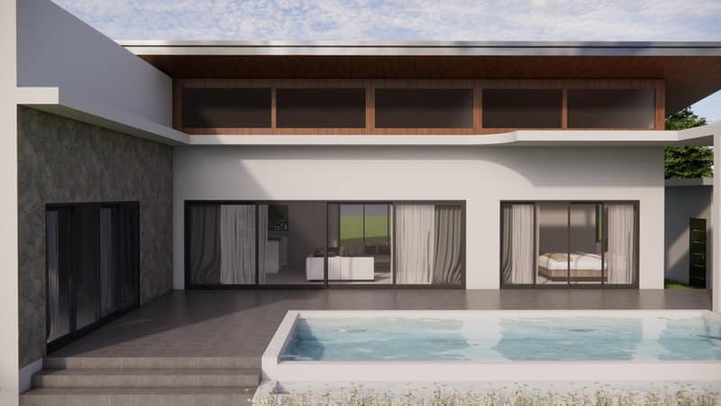 New residential complex of villas with swimming pools near Bantai Beach, Samui, Thailand — photo 4