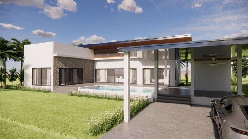New residential complex of villas with swimming pools near Bantai Beach, Samui, Thailand — photo 2