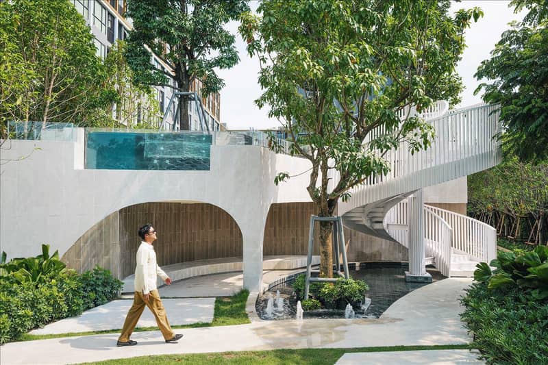 Residential complex with swimming pools, a co-working space and green areas, Bangkok, Thailand — photo 16