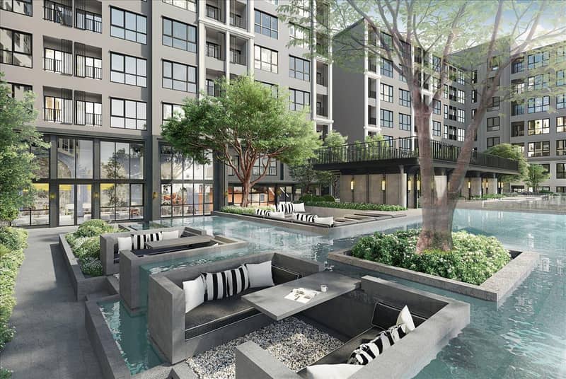 New residential complex with swimming pools, a co-working area and a kids' club, Bangkok, Thailand — photo 7