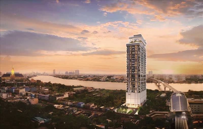 High-rise residential complex with swimming pools and panoramic river views, Bangkok, Thailand — photo 2