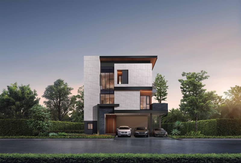 Complex of villas with swimming pools, lounge areas and clubhouses, Bangkok, Thailand — photo 23