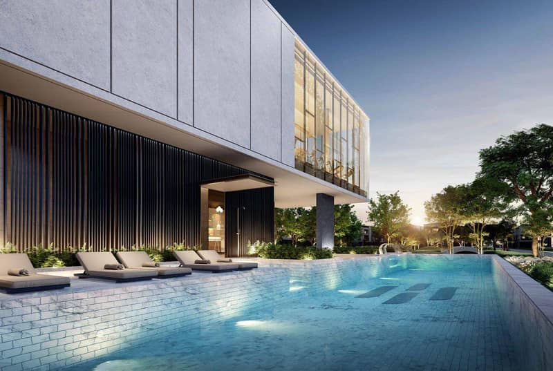 Complex of villas with swimming pools, lounge areas and clubhouses, Bangkok, Thailand — photo 26