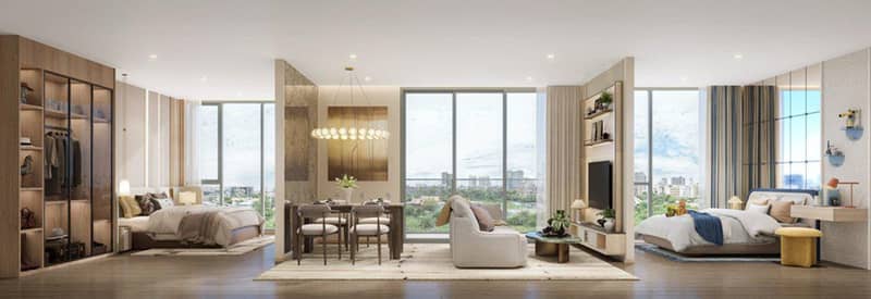New residence with a swimming pool, a fitness centre and a co-working space, Bangkok, Thailand — photo 2