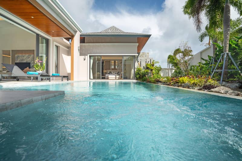 Guarded complex of villas with swimming pool close to Bang Tao Beach, Phuket, Thailand — photo 9