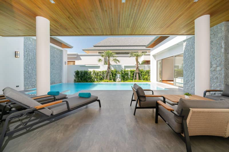 Guarded complex of villas with swimming pool close to Bang Tao Beach, Phuket, Thailand — photo 6
