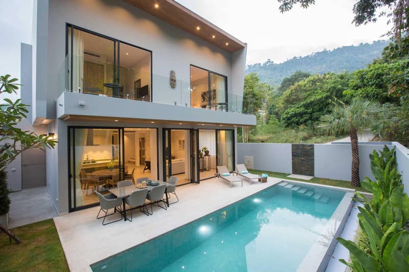Gated complex of villas with swimming pools in the convenient area of Bo Phut, Samui, Thailand — photo 2