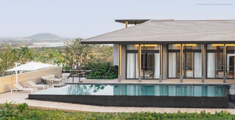 Complex of villas with a swimming pool, a park and a clubhouse, Pattaya, Thailand — photo 2