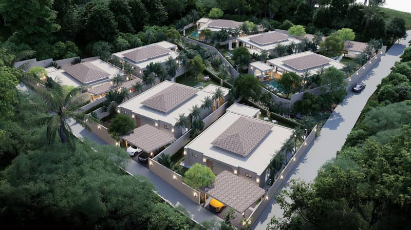 New complex of villas on the first sea line, 5 minutes from the beach, Samui, Thailand — photo 18