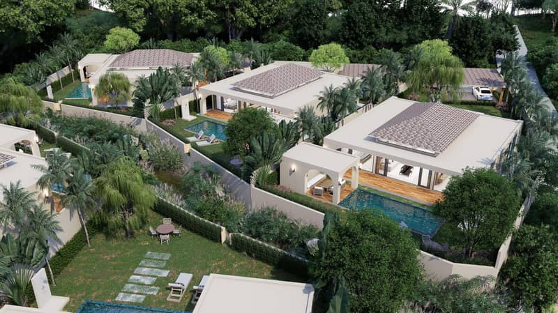 New complex of villas on the first sea line, 5 minutes from the beach, Samui, Thailand — photo 15