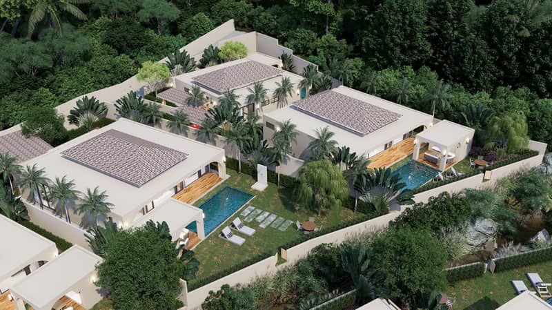 New complex of villas on the first sea line, 5 minutes from the beach, Samui, Thailand — photo 16