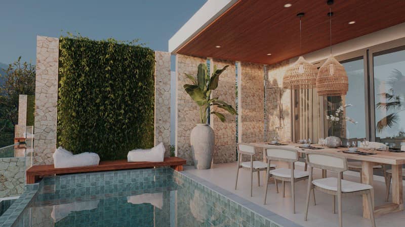 New complex of villas with swimming pool, spa areas and panoramic views, 1 minute from Lamai Beach, Samui, Thailand — photo 16