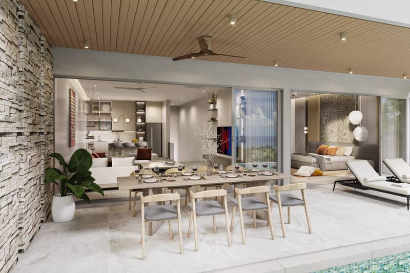 New complex of villas with swimming pool, spa areas and panoramic views, 1 minute from Lamai Beach, Samui, Thailand — photo 4