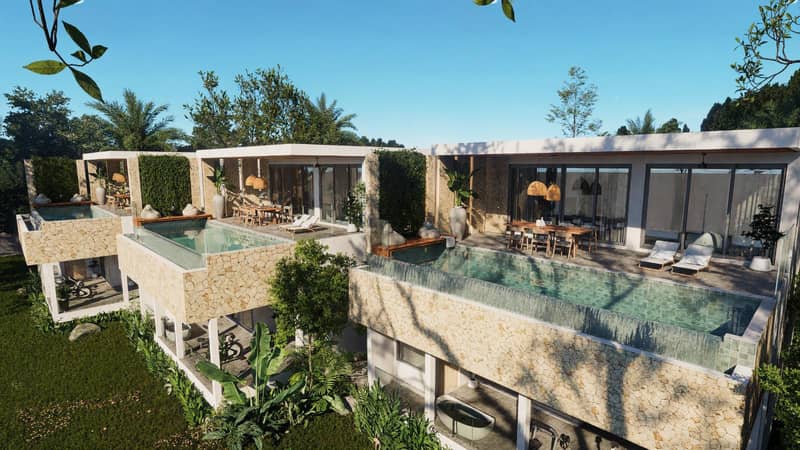 New complex of villas with swimming pool, spa areas and panoramic views, 1 minute from Lamai Beach, Samui, Thailand — photo 21