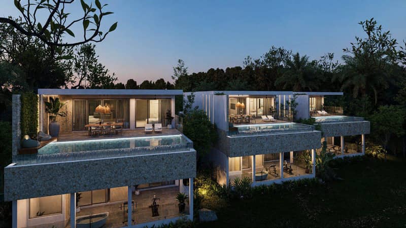 New complex of villas with swimming pool, spa areas and panoramic views, 1 minute from Lamai Beach, Samui, Thailand — photo 24