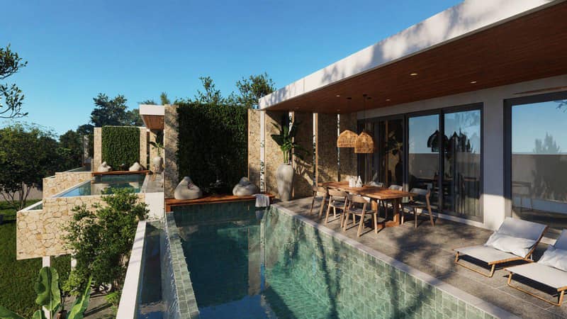 New complex of villas with swimming pool, spa areas and panoramic views, 1 minute from Lamai Beach, Samui, Thailand — photo 17