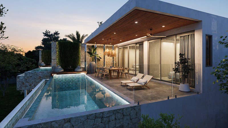 New complex of villas with swimming pool, spa areas and panoramic views, 1 minute from Lamai Beach, Samui, Thailand — photo 19