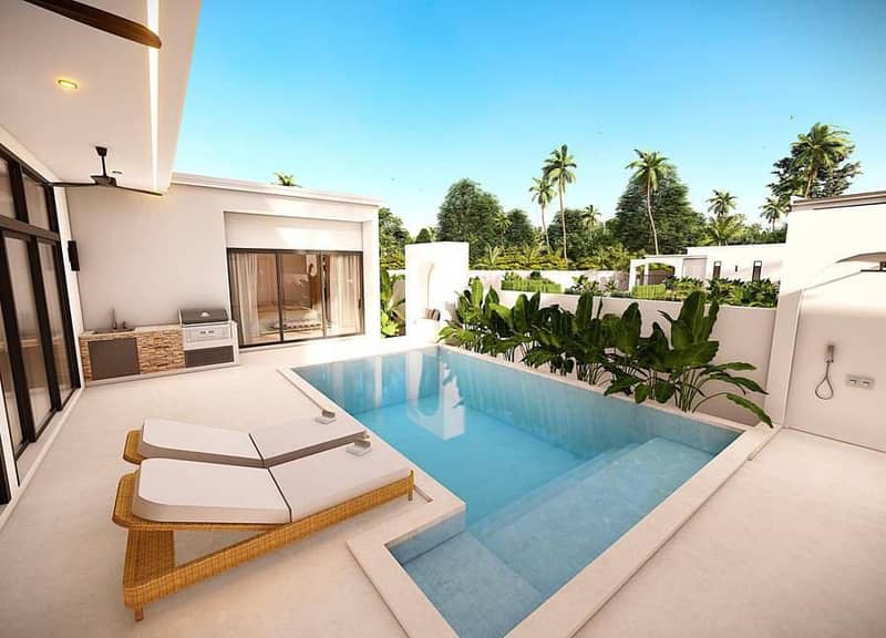 New complex of villas with swimming pools, 4 minutes from Lamai Beach, Samui, Thailand — photo 8