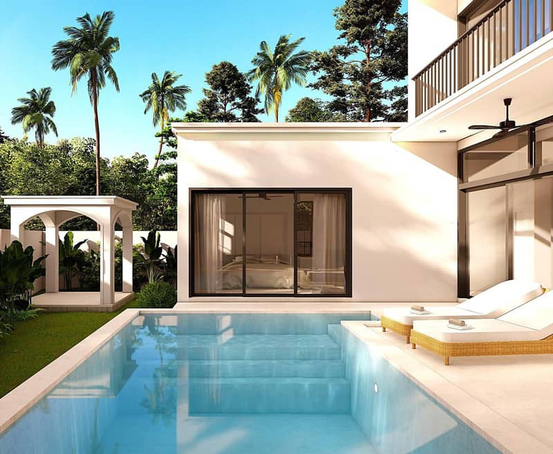 New complex of villas with swimming pools, 4 minutes from Lamai Beach, Samui, Thailand — photo 10
