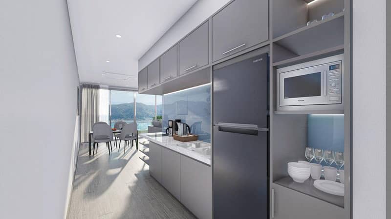 New residential complex with a swimming pool, a waterfall and sea views, Phuket, Thailand — photo 4