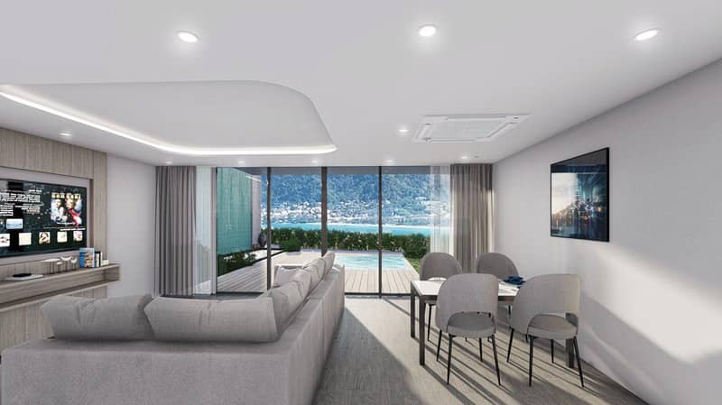 New residential complex with a swimming pool, a waterfall and sea views, Phuket, Thailand — photo 3