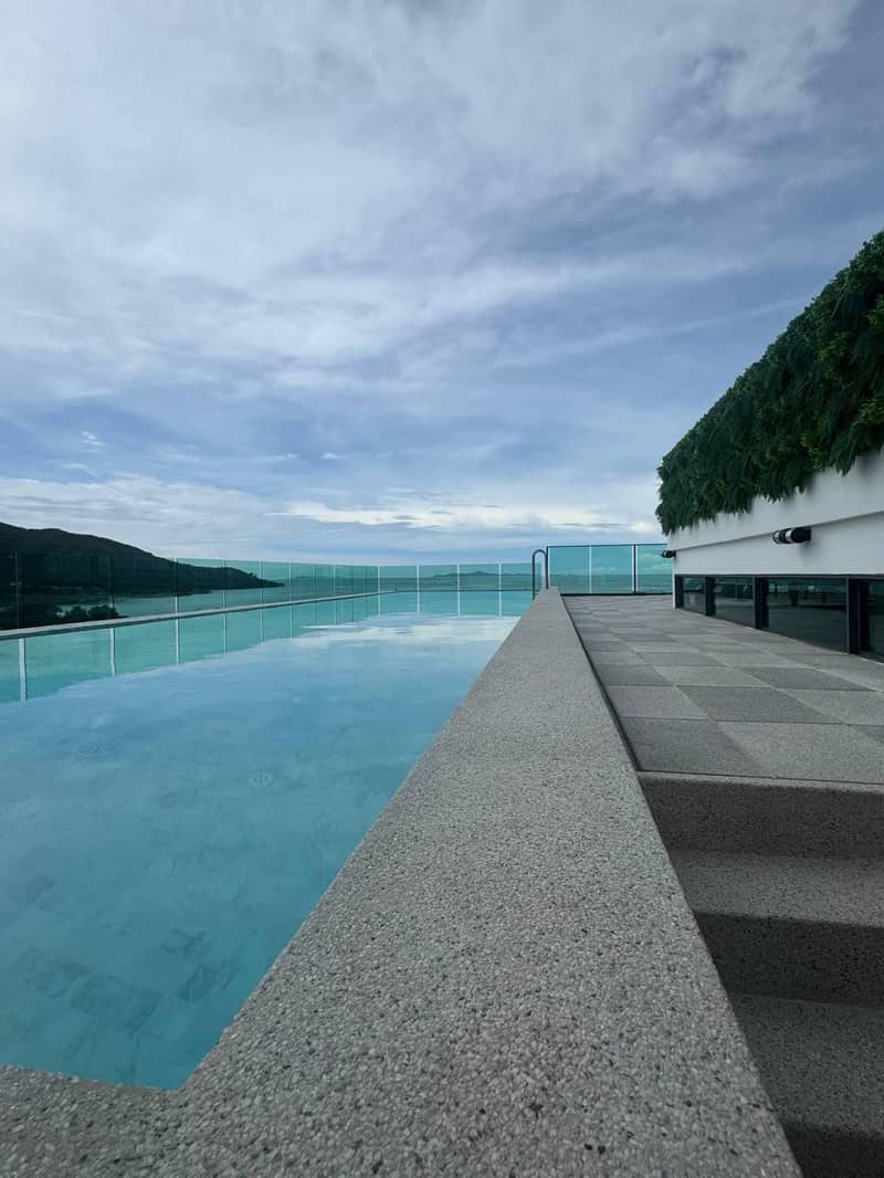 One-bedroom apartment with a view of the sea in a new premium residence with a pool and a garden, 100 m from the beach, Pattaya, Thailand — photo 11
