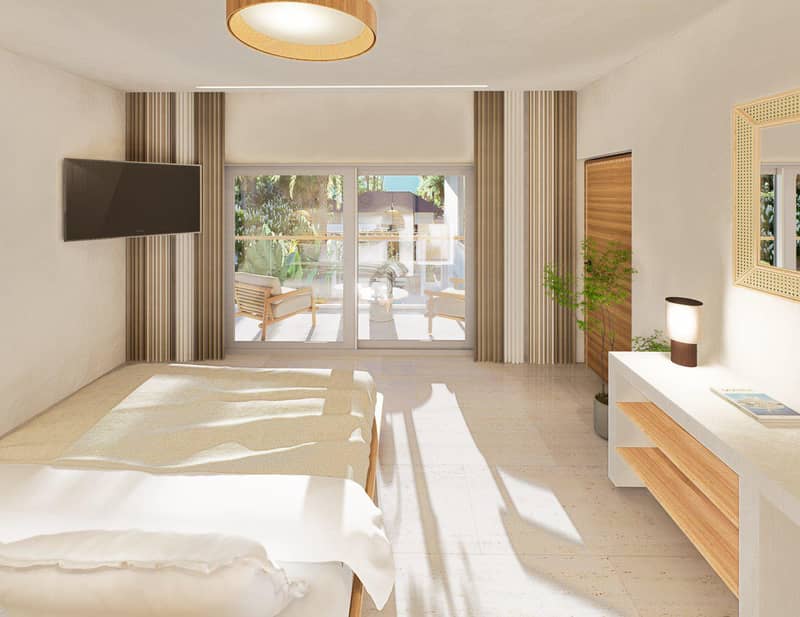 Complex of furnished villas with swimming pools and gardens close to Maenam Beach, Samui, Thailand — photo 4