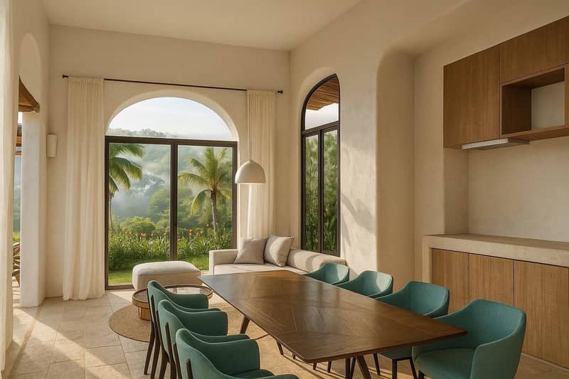 Complex of furnished villas with swimming pools, gardens and picturesque views close to Bang Po Beach, Samui, Thailand — photo 4