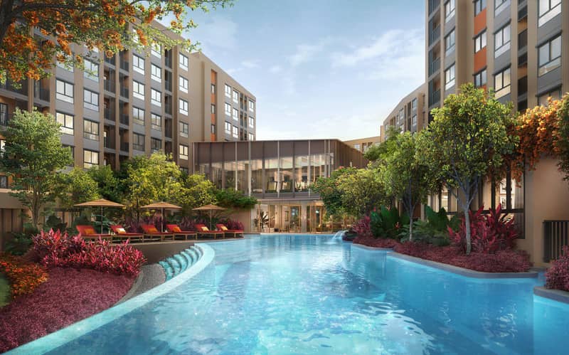 Modern residential complex of furnished flats with a swimming pool and garden in Kathu, 10 minutes to Phuket centre, Thailand — photo 2