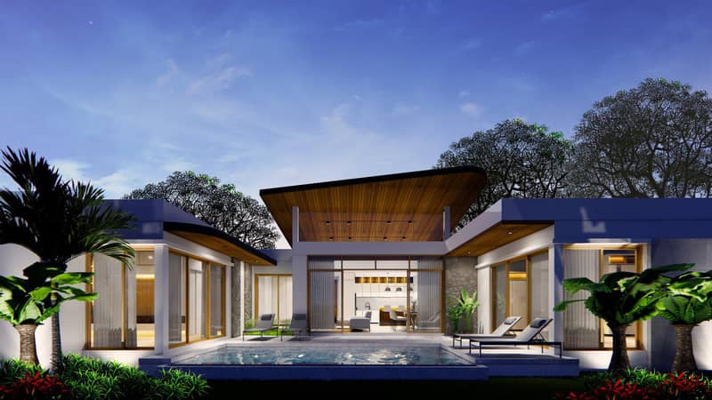 Complex of villas with swimming pools, 5 minutes from an international school and 10 minutes from the beach, Phuket, Thailand — photo 14