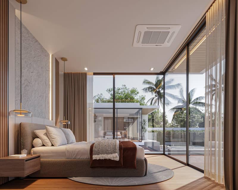 Complex of villas with swimming pools in a picturesque area, close to beaches, Phuket, Thailand — photo 38