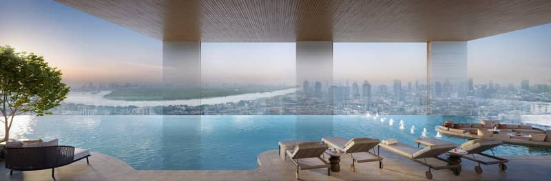 New high-rise residence with a swimming pool, a golf course and a pet area, Bangkok, Thailand — photo 10