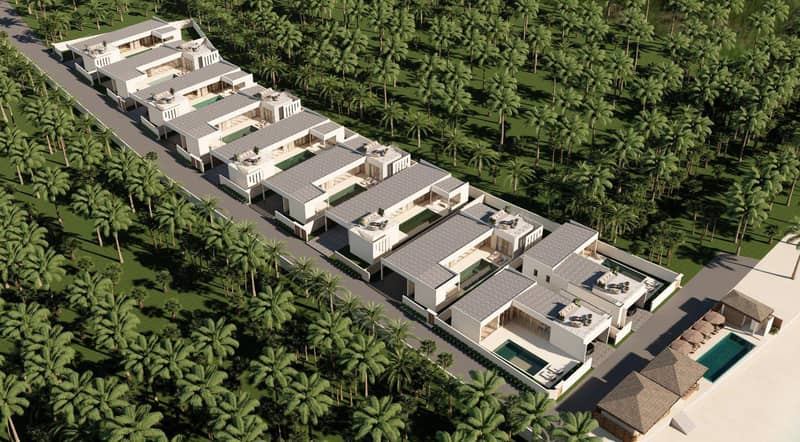 Exclusive complex of villas with swimming pools and sea views near the beach, Samui, Thailand — photo 11