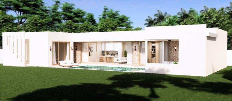 Exclusive complex of villas with swimming pools and sea views near the beach, Samui, Thailand — photo 9