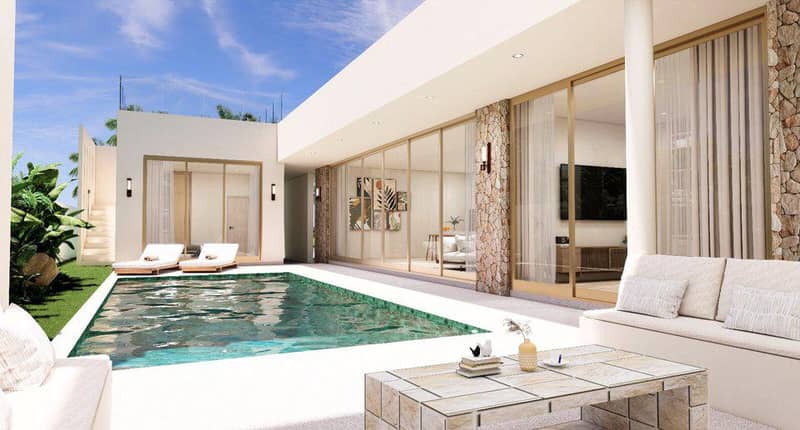 Exclusive complex of villas with swimming pools and sea views near the beach, Samui, Thailand — photo 7