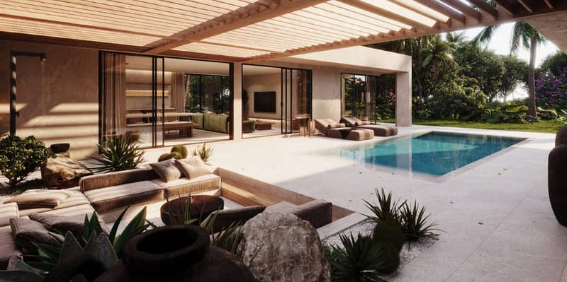 Stylish single-storey villas with swimming pools, 10 minutes away from the beach, Samui, Thailand — photo 9