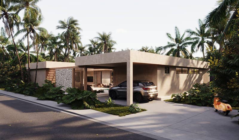 Stylish single-storey villas with swimming pools, 10 minutes away from the beach, Samui, Thailand — photo 11