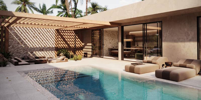 Stylish single-storey villas with swimming pools, 10 minutes away from the beach, Samui, Thailand — photo 10